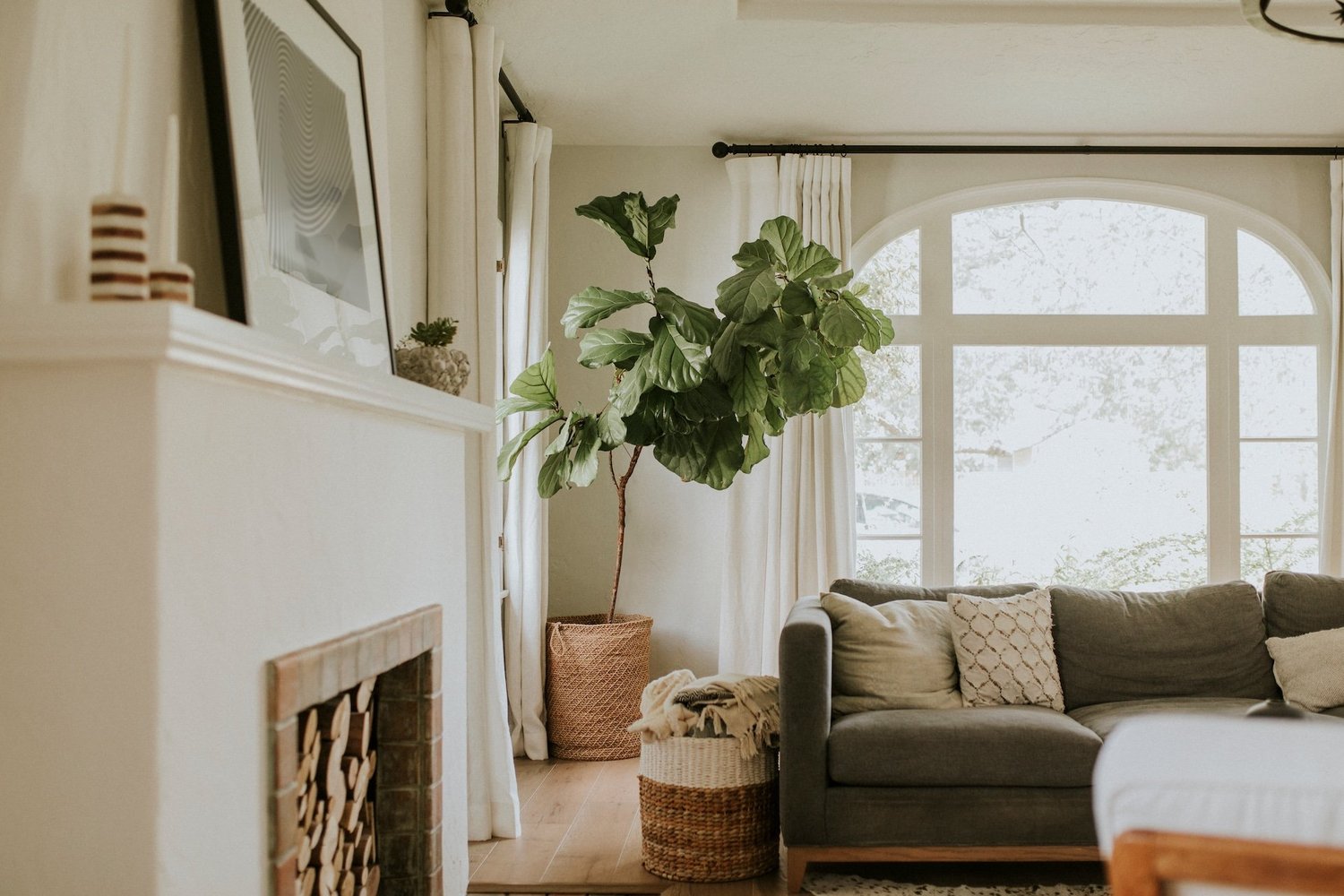 Clean, bright living space