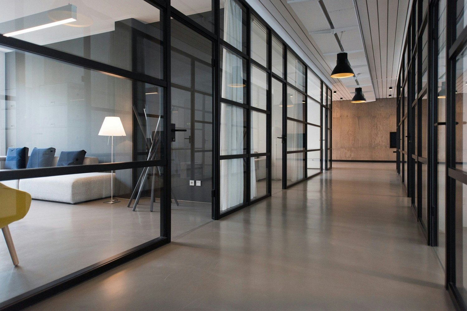 Clean office space